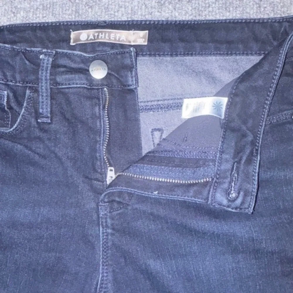Athleta Sculptek Skinny Jeans‎ Women's Size 6 Dark Indigo Stretch Denim